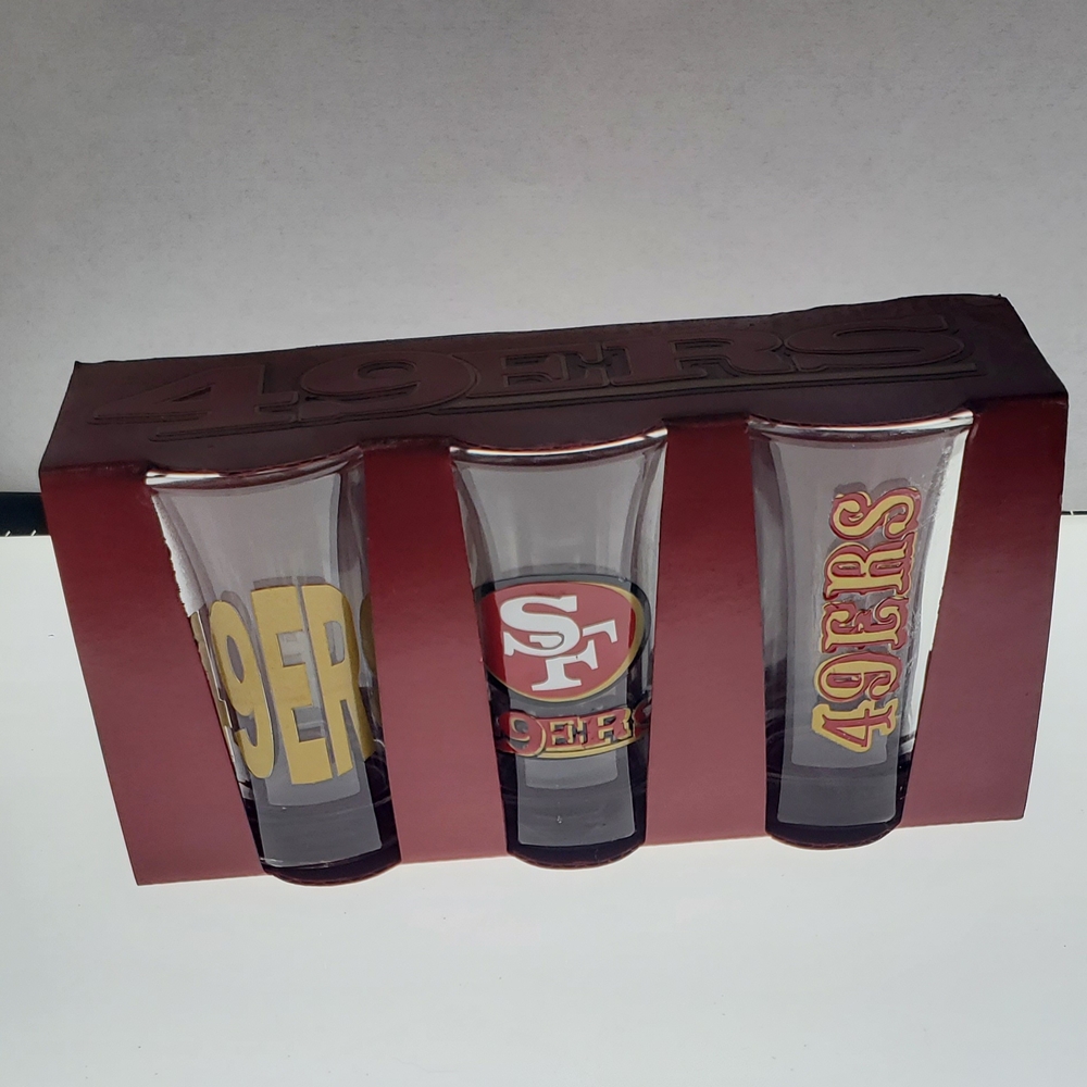 49ers Shot Glass Set